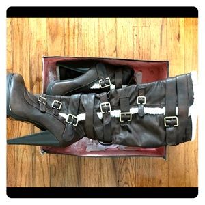 High heel winter boot